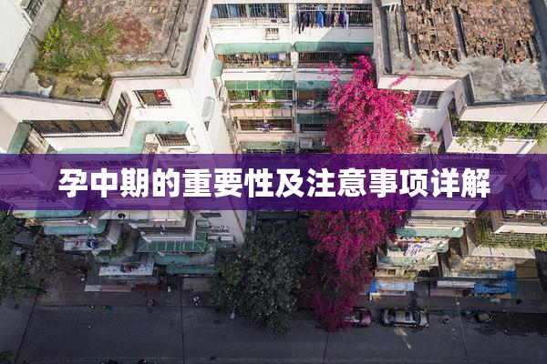 孕中期的重要性及注意事项详解