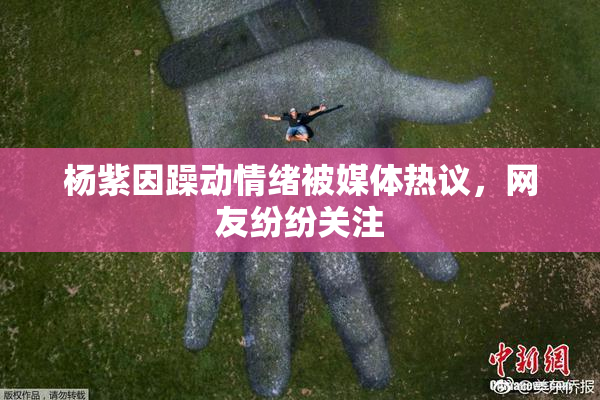 杨紫因躁动情绪被媒体热议，网友纷纷关注
