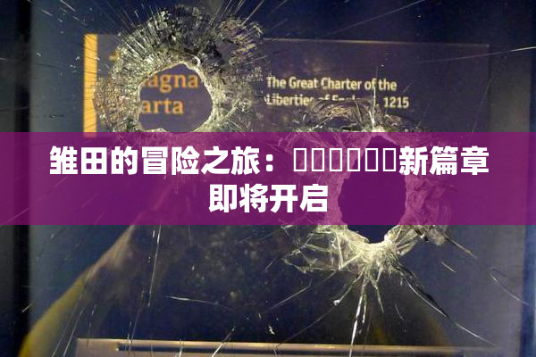 雏田的冒险之旅：❌‌❌‌❌‌新篇章即将开启