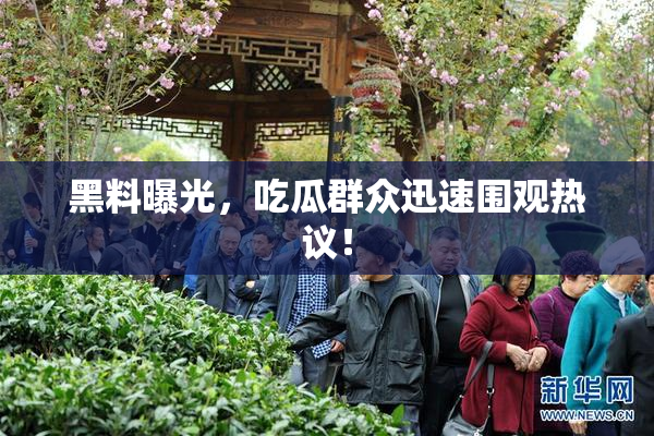 黑料曝光，吃瓜群众迅速围观热议！