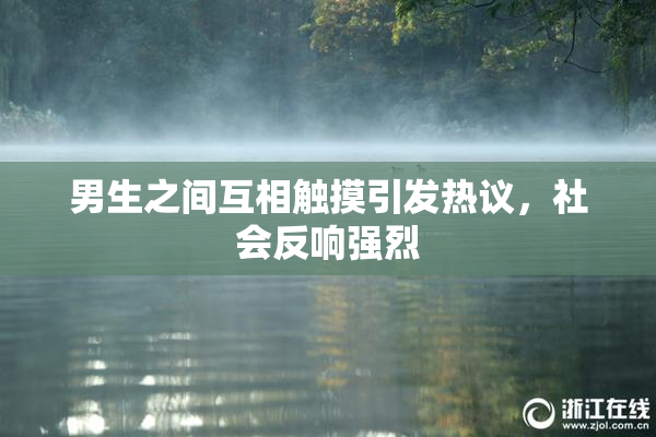 男生之间互相触摸引发热议，社会反响强烈