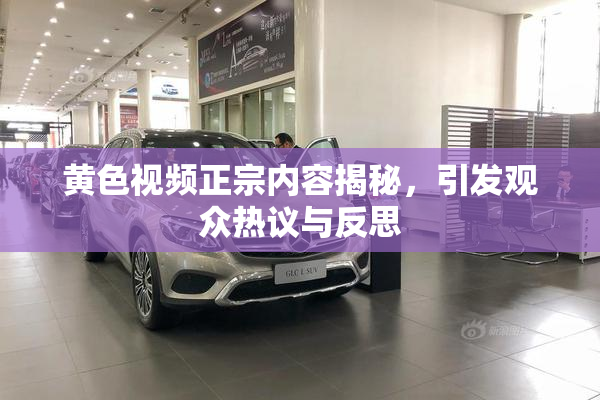 黄色视频正宗内容揭秘，引发观众热议与反思