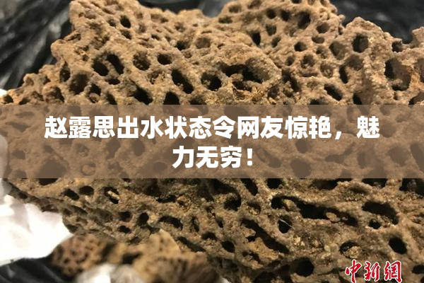 赵露思出水状态令网友惊艳，魅力无穷！
