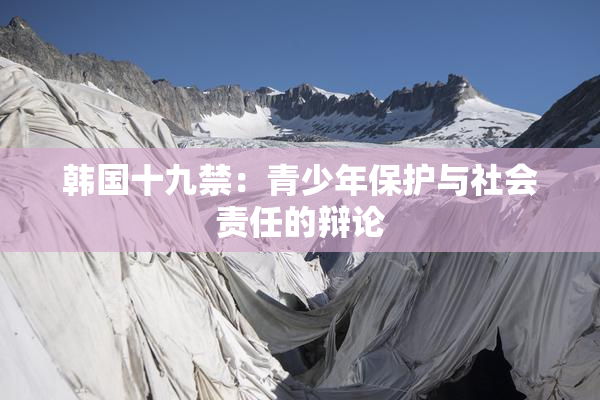 韩国十九禁：青少年保护与社会责任的辩论