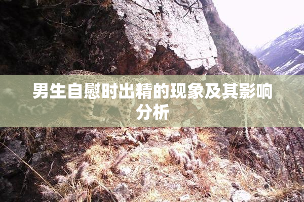 男生自慰时出精的现象及其影响分析
