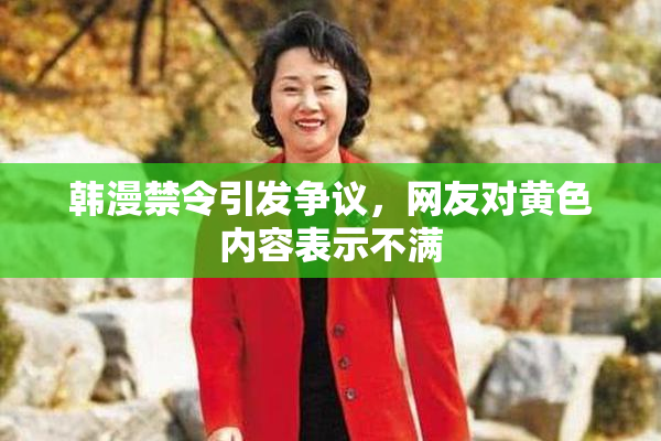 韩漫禁令引发争议，网友对黄色内容表示不满
