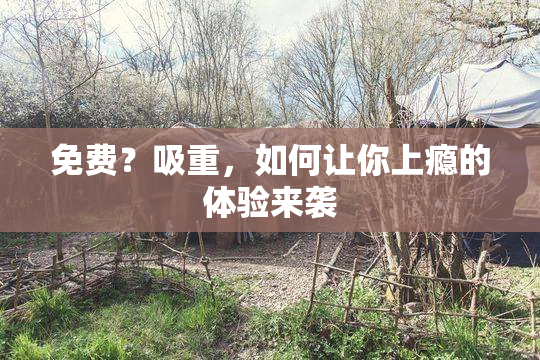 免费？吸重，如何让你上瘾的体验来袭