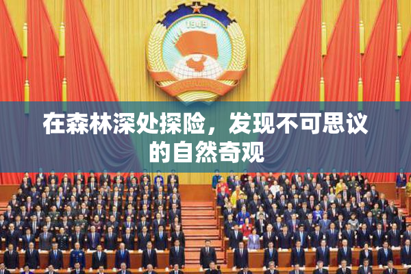 在森林深处探险，发现不可思议的自然奇观
