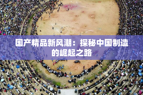 国产精品新风潮：探秘中国制造的崛起之路
