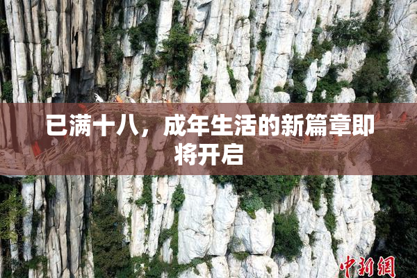 已满十八，成年生活的新篇章即将开启