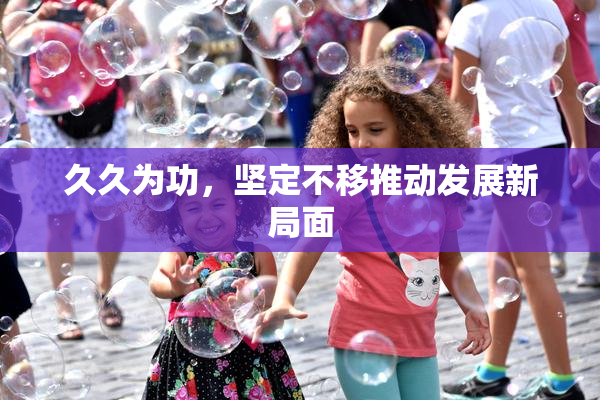久久为功，坚定不移推动发展新局面