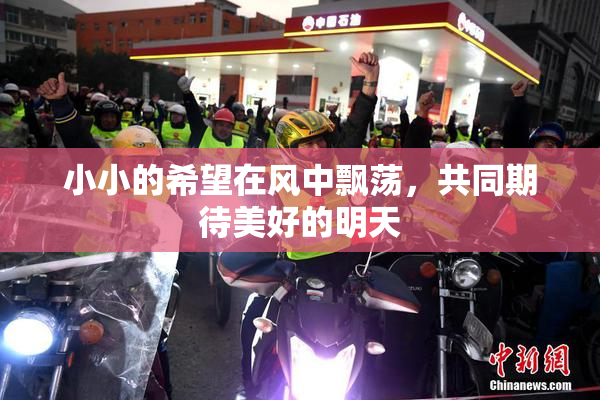 小小的希望在风中飘荡，共同期待美好的明天