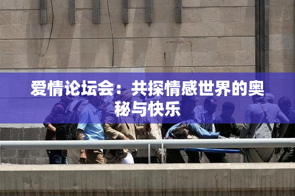 爱情论坛会：共探情感世界的奥秘与快乐