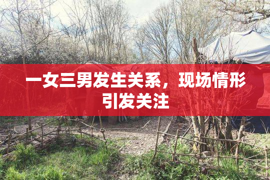 一女三男发生关系，现场情形引发关注
