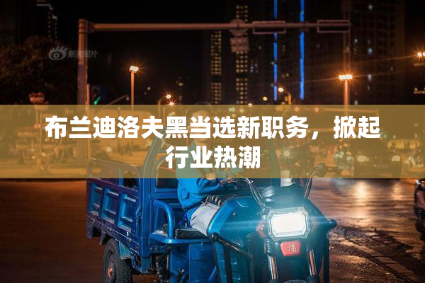 布兰迪洛夫黑当选新职务，掀起行业热潮